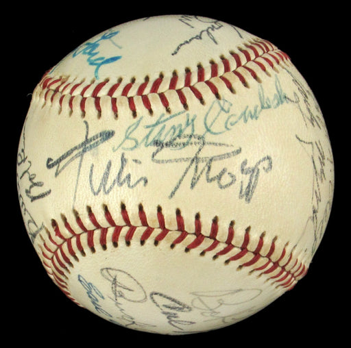Beautiful Willie Mays 1960's Hall Of Fame Multi Signed Baseball With JSA COA