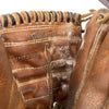 Warren Spahn Signed 1950's Game Model Baseball Glove JSA COA
