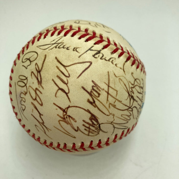 1998 Tampa Bay Rays Inaugural Season Team Signed American League Baseball