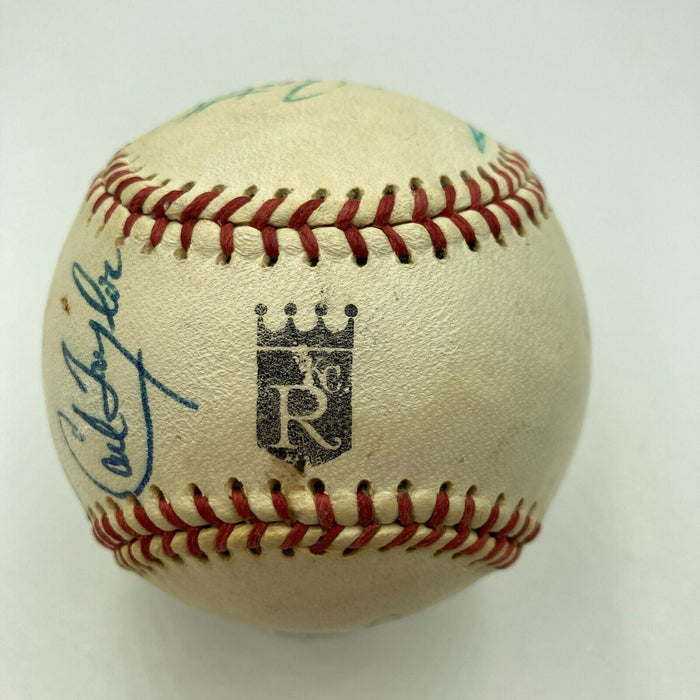 George Brett Rookie 1974 Kansas City Royals Team Signed Baseball