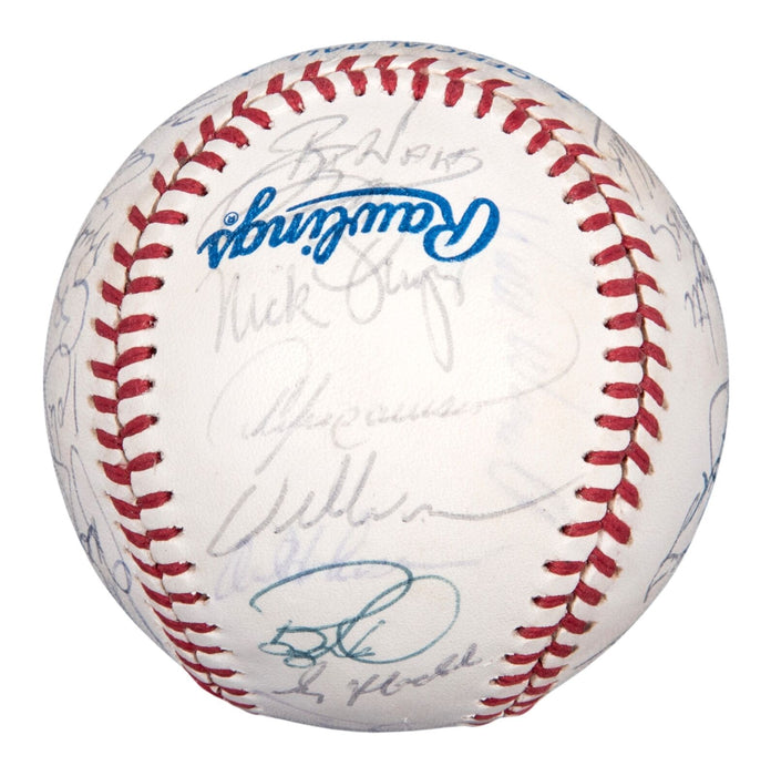 1988 NL All Star Team Signed Baseball Greg Maddux Ryne Sandberg Gary Carter PSA