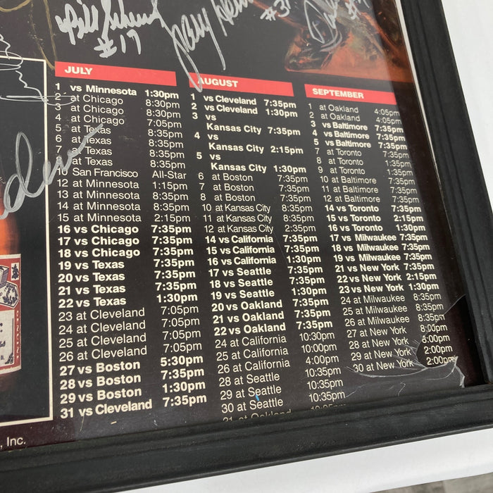 1984 Detroit Tigers World Series Champs Team Signed 14x28 Budweiser Photo JSA