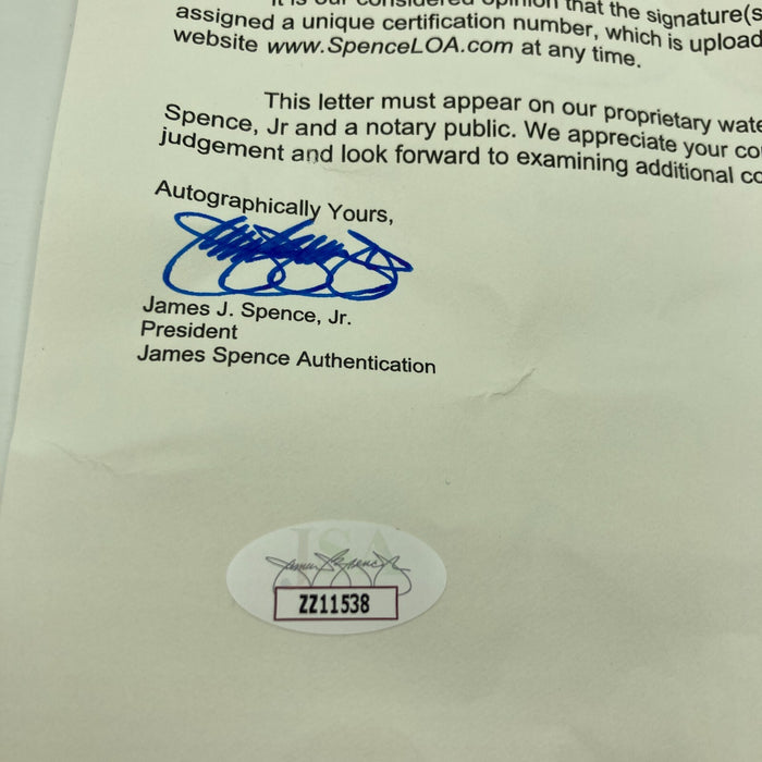 Sammy Vick Single Signed baseball 1917-1920 New York Yankees JSA COA