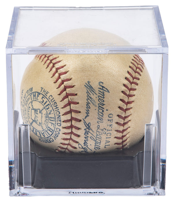 The Finest Rogers Hornsby Single Signed 1935 American League Baseball PSA & JSA