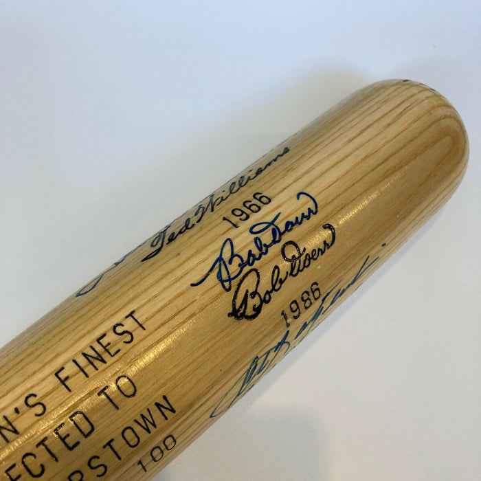 Ted Williams Carl Yastrzemski Boston Red Sox Legends Multi Signed Bat JSA COA