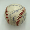 Hank Greenberg Joe Dimaggio 1960's Hall Of Fame Multi Signed Baseball JSA COA