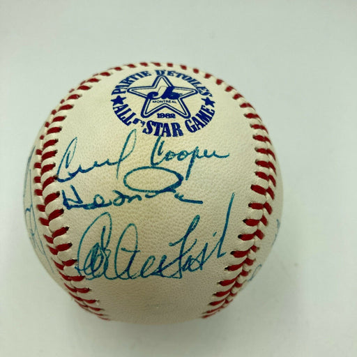 1982 All Star Game Team Signed Baseball George Brett Carlton Fisk Yount JSA COA