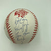 1998 New York Yankees World Series Champs Team Signed Baseball Derek Jeter JSA