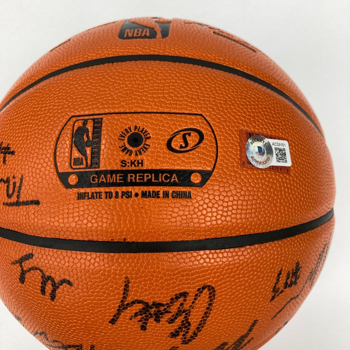 2020–21 Boston Celtics Team Signed Basketball 14 Sigs Jayson Tatum Beckett COA
