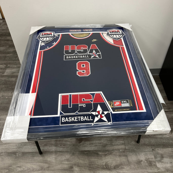 Michael Jordan Signed 1992 Team USA Dream Team Olympics Nike Jersey UDA PSA BAS