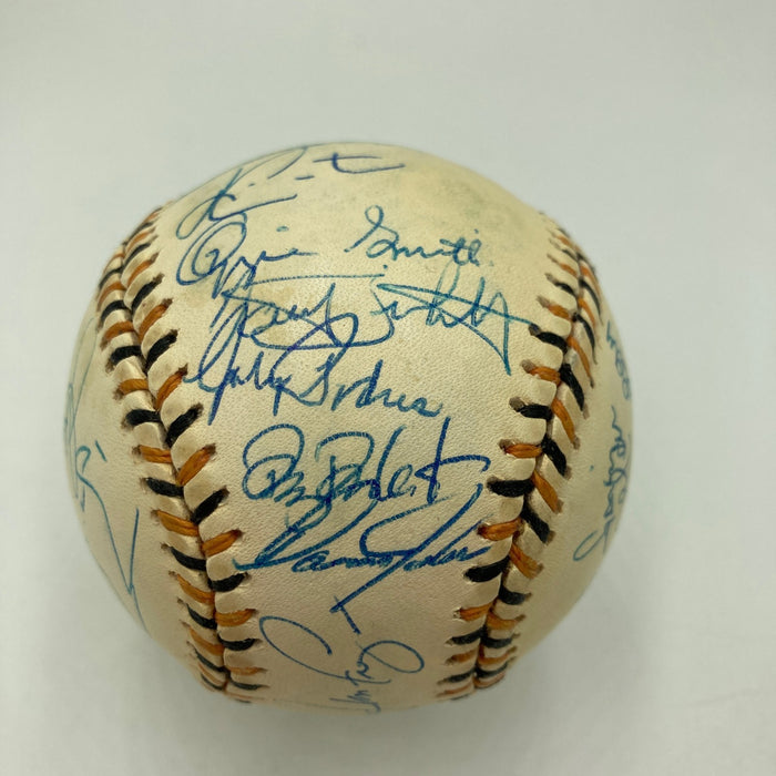 1994 All Star Game National League Team Signed Baseball Barry Bonds PSA DNA COA