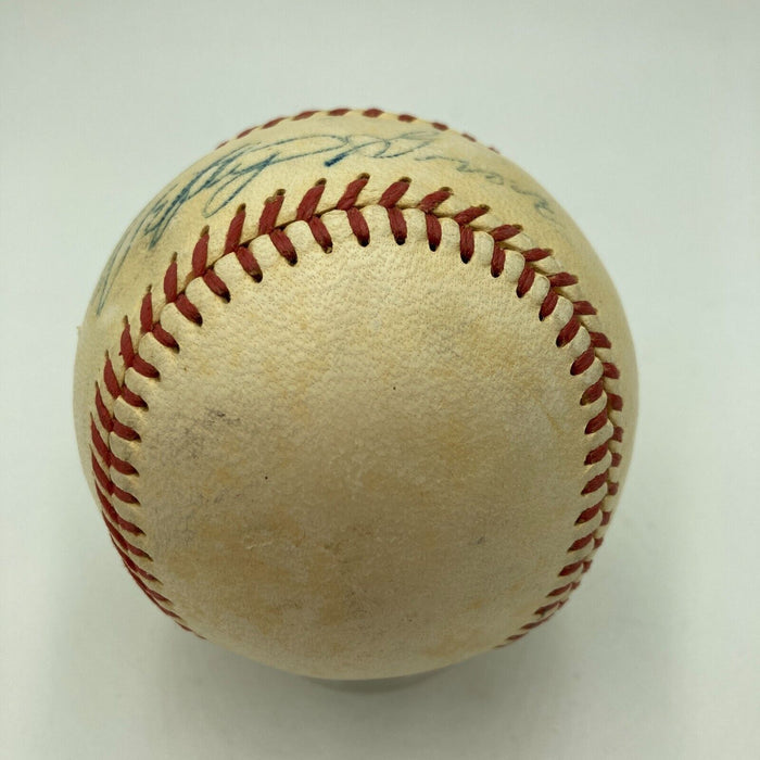 Lefty Grove Single Signed 1940's Official American League Harridge Baseball JSA