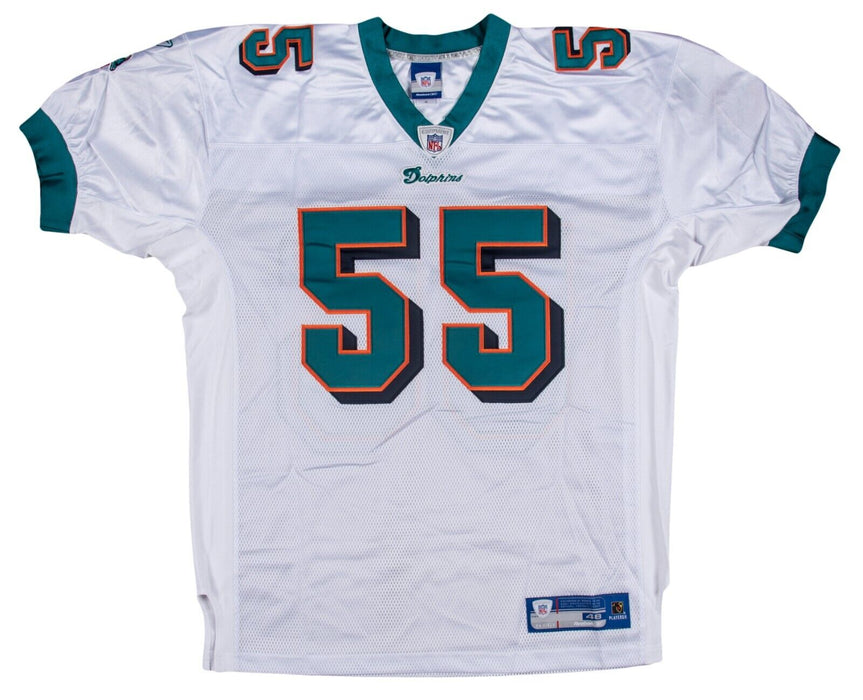 Junior Seau Signed Reebok Miami Dolphins Authentic Jersey JSA