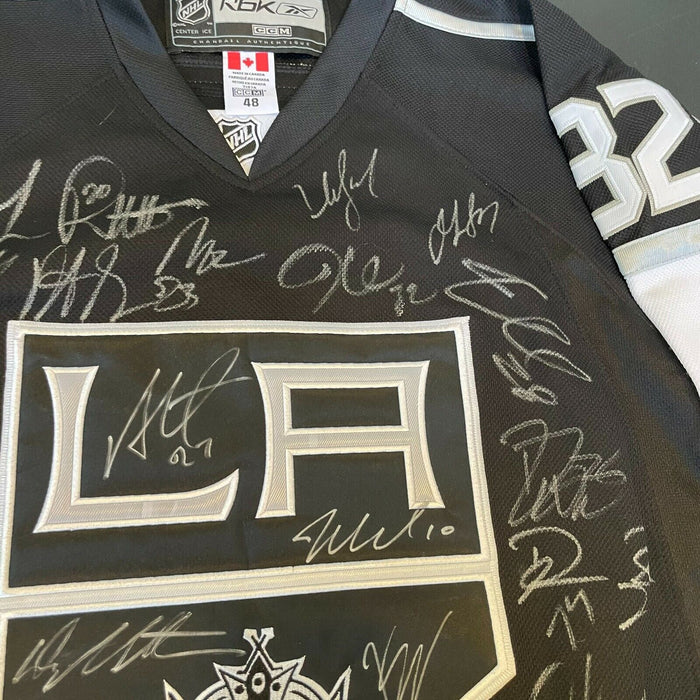 2011-12 Los Angeles Kings Stanley Cups Champs Team Signed Game Jersey JSA COA