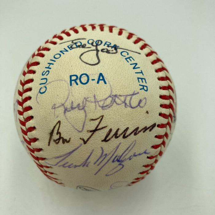 Ted Williams & Joe Dimaggio Hall Of Fame Multi Signed Baseball JSA COA