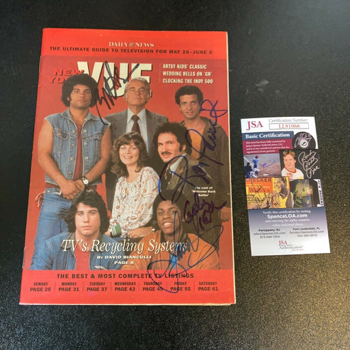 Welcome Back Kotter Cast Signed Magazine Robert Hegyes Palillo Kaplan JSA COA