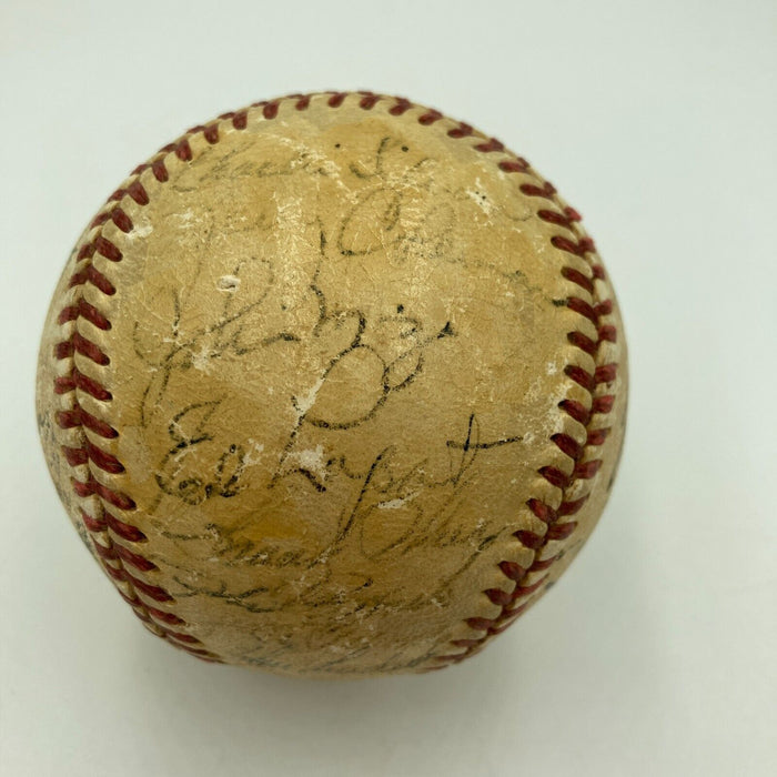 1939 New York Yankees World Series Champs Team Signed Baseball Joe Dimaggio