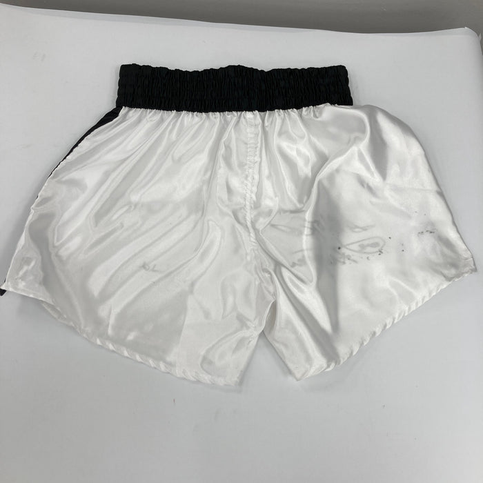 Muhammad Ali & Joe Frazier Signed Everlast Trunks Shorts JSA COA