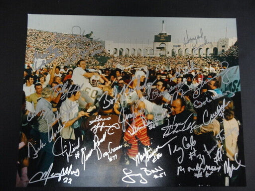 1972 Miami Dolphins Super Bowl Champs Team Signed 11x14 Photo 28 Sigs PSA DNA