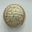 Beautiful 1943 St. Louis Cardinals Team Signed Baseball JSA