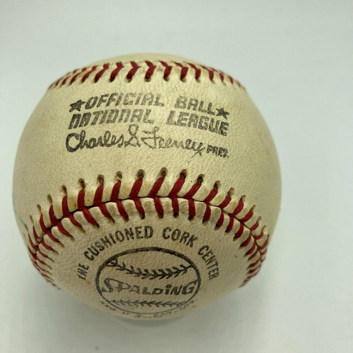 Harry Hooper Lefty Grove Max Carey Earle Combs Lloyd Waner Signed Baseball PSA