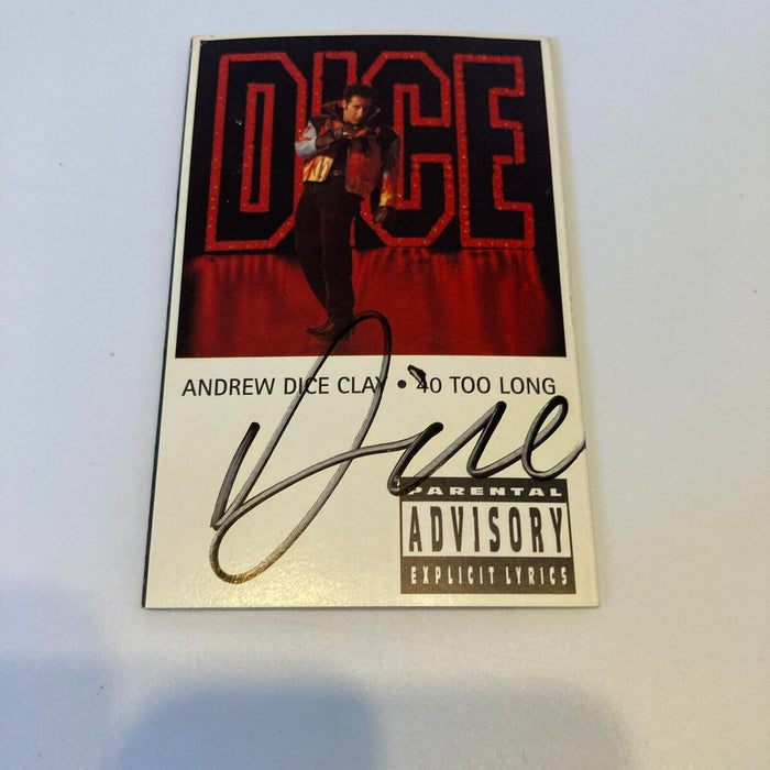 Lot Of (3) Andrew Dice Clay Signed Autographed CD and Cassette Covers