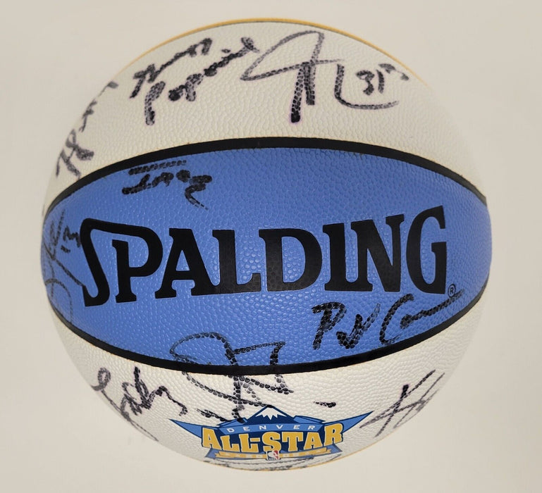 Kobe Bryant Shaq Tim Duncan 2005 All Star Game Team Signed Basketball Beckett