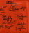 1972 Miami Dolphins Super Bowl Champs Team Signed Orange Bowl Seatback JSA COA