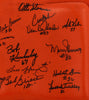 1972 Miami Dolphins Super Bowl Champs Team Signed Orange Bowl Seatback JSA COA