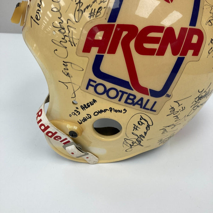 1993 Tampa Bay Storm Arena Football World Champions Team Signed Helmet