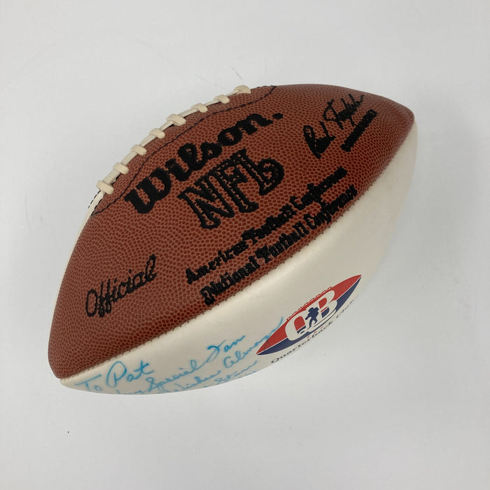 Bart Starr Signed The Quarterback Club Football JSA COA