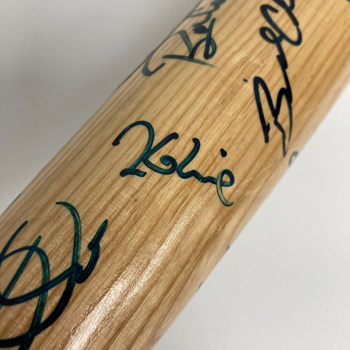 1995 Atlanta Braves World Series Champs Team Signed Baseball Bat JSA COA