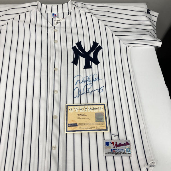 Derek Jeter & Alex Rodriguez Signed Authentic New York Yankees Jersey Steiner