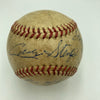 1953 New York Yankees World Series Champs Team Signed Baseball Mickey Mantle JSA