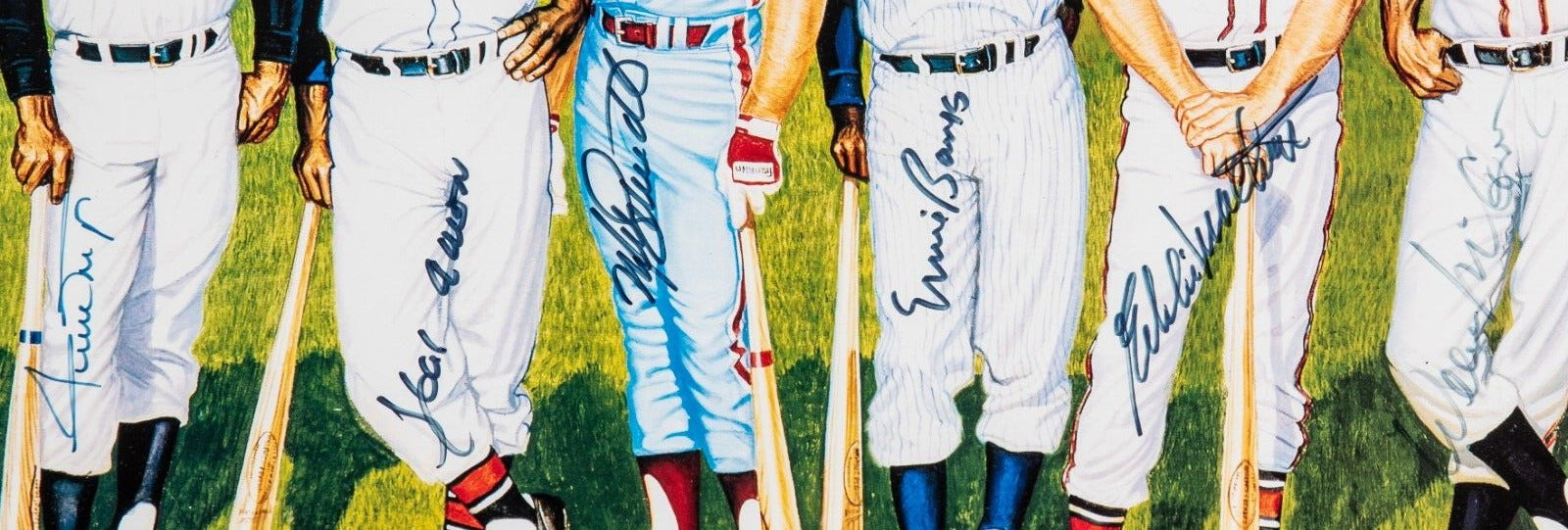 Beautiful 500 Home Run Club Signed Large Photo Mickey Mantle Ted Williams BAS