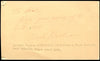 Mickey Cochrane Signed Autographed 1949 Government Postcard GPC JSA COA