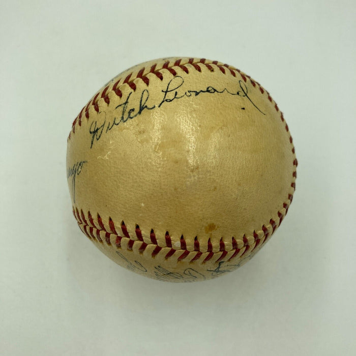 1935 Brooklyn Dodgers Team Signed National League Baseball PSA DNA COA