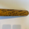 Stan Musial Signed Heavily Inscribed STATS Baseball Bat JSA COA