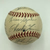 Nice 1953 Milwaukee Braves Team Signed National League Baseball JSA COA