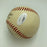 Beautiful 1950's Leo Durocher Signed National League Giles Baseball JSA COA