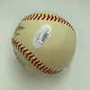 Beautiful 1950's Leo Durocher Signed National League Giles Baseball JSA COA