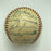 1953 New York Yankees World Series Champs Team Signed Baseball Mickey Mantle JSA