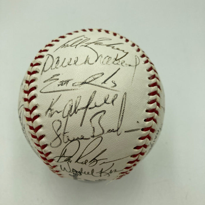 1989 San Francisco Giants NL Champs Team Signed Baseball With Willie Mays