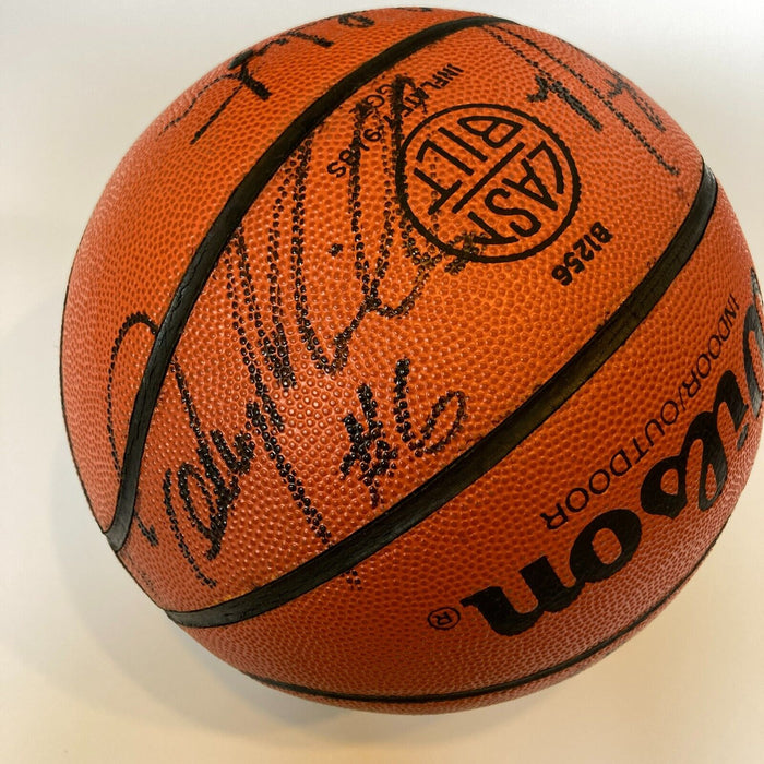 1994-95 Detroit Pistons Team Signed Wilson Basketball