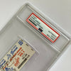 Hank Aaron Signed Original 715th Home Run Full Ticket 4-8-1974 PSA DNA