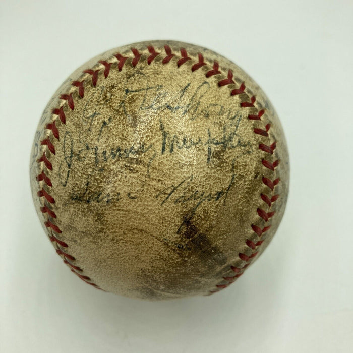 Babe Ruth & Lou Gehrig 1934 New York Yankees Team Signed Baseball JSA COA