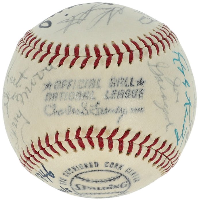 1946 St. Louis Cardinals World Series Champs Team Signed Baseball JSA COA