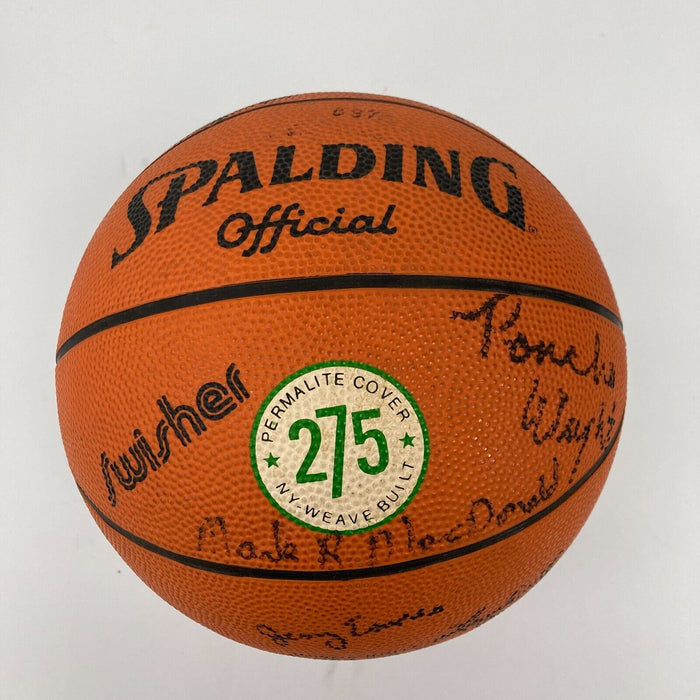 1980 University Of Louisville Cardinals NCAA Champs Team Signed Basketball JSA
