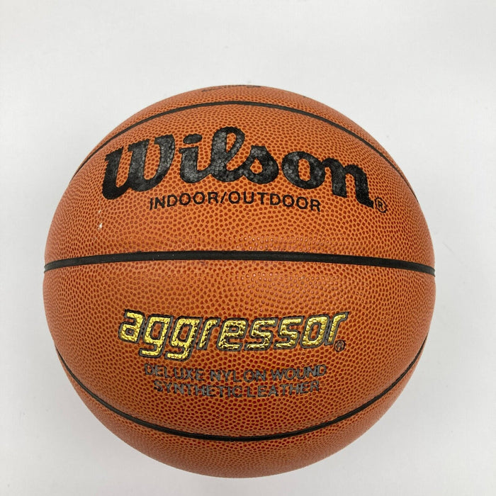 1985-1987 Boston Celtics Team Signed Basketball JSA COA