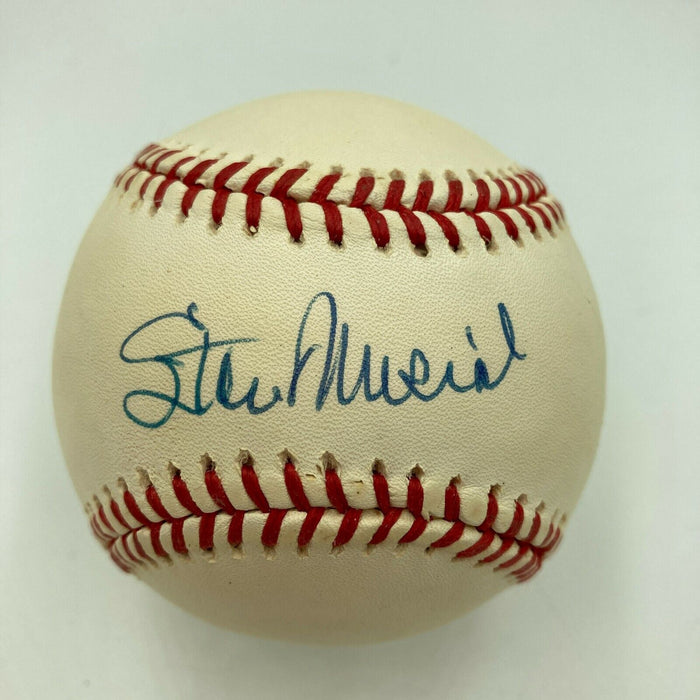 Nice Stan Musial Signed Official National League Baseball With JSA COA